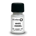 SD COLORS ENAMEL WHITE TOUCH UP PAINT 8ml Quick Drying Compatible with Kitchen Appliances, Bathroom, Shower, Sink, Metal, Radiator, Fridge