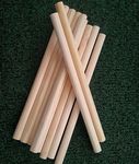 Pooja ki Potli® 12mm Round Wooden Dowel Sticks Rod for Macrame Wall Hanging Plant Hanger/Other Art & Craft Projects (20 Inch)