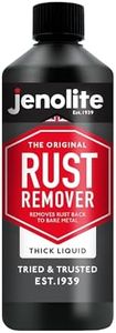 JENOLITE Rust Remover Thick Liquid | Non-Drip Formula | Fast Acting Rust Treatment | Removes Rust Back To Bare Metal | 17oz (500ml)