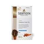 Teamonk Taizen High Mountain Cinnamon Green Tea Leaves (50 Cups) - 100 g. Slimming Tea. Acts as Immunity Booster. Aids in Clear Skin