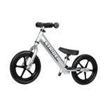 Strider 12” Pro Bike, Silver - No Pedal Balance Bicycle for Kids 1 to 4 Years - Includes Safety Pad, Padded Seat, Mini Grips & Flat-Free Tires - Tool Free