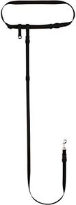 The Buddy System Hands Free Dog Leash, Adjustable Leash for Running, Jogging, Training and Service Dogs, Great for Small, Medium and Large Dogs, Made in USA (Black, Small Dog System (Large Belt))