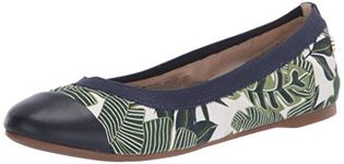 Cole Haan Women's Elbridge Ballet II Flat, Palm Print Canvas, 3 UK