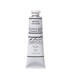 M. Graham 2-Ounce Tube Gouache Paint, Titanium White