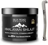 Silk Road Organics Pure Himalayan Shilajit (30 gm) with Measuring Spoon, Shilajit Semi Liquid with Fulvic Acid and Trace Minerals for Metabolism & Immune System Support