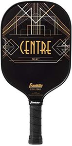 Franklin Sports Pro Pickleball Paddle - Pro Tournament Paddle - USA Pickleball (USAPA) Approved Carbon Fiber Racket - Official Centre Equipment - Gold - 13mm Core