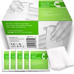 Soft Moist Cleansing Wipes STERILE AND ALCOHOL FREE. Pack Of 100x by Core Medical. For non-sting cleaning of wounds and scrapes at home, walking, camping and First Aid Kit Refills.