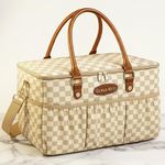 DOKUS & CO Luxe Diaper Caddy Tote, 