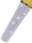 RhymKawa Glitter Crystal Mic Case, for Universal Corded Microphone SM58LC, Beta 58a Cover Replacement, Rhinestones Shining on Wedding Party Tours & Karaoke TV Shows