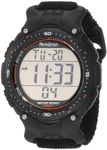 Armitron Men's 408159BLK Sport Chronograph Black Strap Digital Display Watch