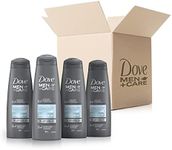 Dove Men+Care Fortifying Shampoo + Conditioner Anti-Dandruff 2 In 1 Clinically Proven to Fight Dandruff 355 ml Pack of 4