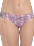 Jockey Women's Cotton Bikini (Pack of 3) (1410_Light Prints_M_Assorted_M)