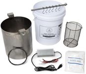 Electrolysis Kit Rust Remover for Metal – Gentle DIY Rust Removal for Cast Iron & Steel – Better Than a Ultrasonic Cleaner - Complete Set - Bucket, Steel, Rod, Hooks, Basket, & More by Hickory Summit