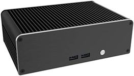 Akasa Newton CTN, Designed for Intel® 11th Generation NUC Core™ i3 (Tiger Canyon), Compact 1.06L Aluminium Fanless Case, Supports one M.2 SSD and VESA mounting, A-NUC75-M1B