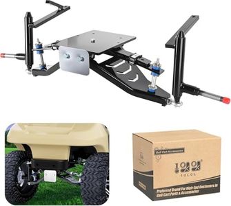 10L0L Golf Cart Lift Kit Compatible with Club Car DS, Heavy Duty Double A-Arm Lifts 6in, Aluminum Alloy Material Strong & Wear-Resistant (Only for Electric Golf Cart) (1982-2003)
