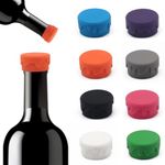 Bottle Caps, Beer Bottle Caps Silicone Reusable Soda Bottle Stopper Hat Sealer Cover for Soft Drink, Beverages, HomeBrew, Kitchen Gadgets, Prevent Spillage, Dishwasher Safe, BPA-Free (Mix, 8 Pack)