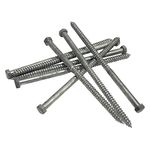 3/8" x 8" Lag Bolt Screws | Hex Head | Hot Dip Galvanized | 10pcs Box