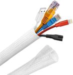 Josnown Cable Tidy Sleeve, 3m Cable