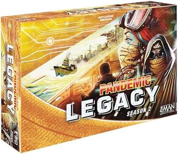 Z-Man Games, Pandemic Legacy Season 2 Yellow Edition, Board Game, Ages 14+, For 2 to 4 Players, 60 Minutes Playing Time