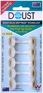 Doust Plumbing Products DVP-10 DoustValve Tap Washer 10 Pack, 15 mm Size