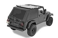 Bestop® 56821-35 Black Diamond Trektop™ NX Complete Replacement Soft Top with No Doors Included- Tinted Windows- 2004-2006 Jeep Wrangler Unlimited