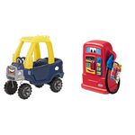 Little Tikes Cozy Truck Ride-On with removable floorboard + Cozy Pumper