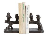 Resin Birds on a Branch Shaped Bookends (Set of 2 Pieces)