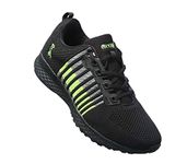 Cockatoo CRS200 Light Weight with Strobel Insole & EVA Patch Technology Running Shoes for Mens and Boys, Black, 11