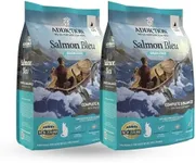 Addiction Salmon Bleu Grain-Free Dry Cat Food – Rich in Omega-3 for Healthy Skin & Coat – Complete & Balanced Salmon Recipe for All Life Stages – Made in New Zealand 4lbs (2 Packs)