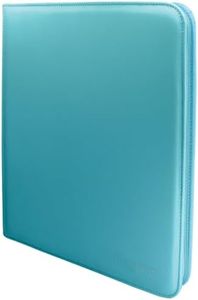 Ultra PRO Vivid 12 Pocket Zippered PRO Binder, Light Blue