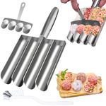 4-in-1 Meatball Maker Tool,2024 Upgraded Stainless Steel Meatball Maker, Home Kitchen Cooking Tool for Quickly Making Meatballs, Shrimp Balls and Vegetable Balls or Round Pastries (4-in-1)