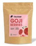 Premium Goji Berries 500g, by Yin & Yang Superfoods. Premium Quality, Delicious Sweet Flavour, 100% Natural, High in Vitamins, Minerals & Antioxidants, Source of Fibre, Vegan