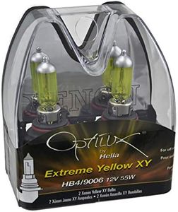 Optilux H71070602 XY Series HB4/9006 12V/55W Xenon Yellow Halogen Bulb Set