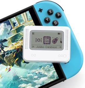 NFC Tag Emulator for Switch, Wii U & 3DS - Game Data Writer with 4000+ Saves, 70+ Game Support, Auto UID Regeneration, Unlimited Scans, 1.2" LCD, USB-C Rechargeable