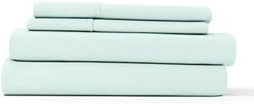 Linen Market Bed Sheets for California King Size Bed (Mint) - Sleep Better Than Ever with These Soft and Cooling California King Sheets - Deep Pocket Fits 16" Thick Beds - 4 Piece Cal King Sheet Set