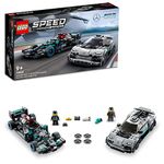 LEGO Speed Champions Mercedes-AMG F1 W12 E Performance&Mercedes-AMG Project One,Multicolor, 564 Pcs