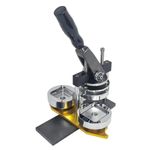 Square Badge Making Machine, Metal Frame Press for Badge Production - COMPLEMENTARY 100 PC RAW MATERIAL