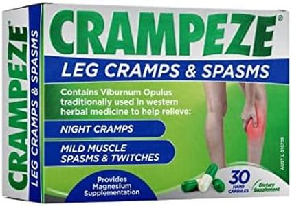 Crampeze | Helps Relieve Leg Cramps & Spasms, Night Cramps, Mild Muscle Cramps and Twitches | 30 Capsules