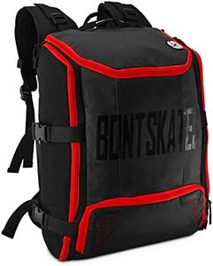 Bont Skates - Multi Sport Skate Backpack Travel Bag - Inline Ice Roller Speed Skating (Red)