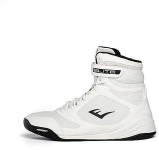 Everlast Elite V2 White 9 Boxing Shoes: Your Ultimate Training Companion for Excellence and Durability Boxing Shoes, Elite 2 Shoes, Training Footwear