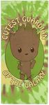 Jay Franco Marvel Guardians of The Galaxy Groot Kids Bath Pool Beach Towel - Super Soft & Absorbent 100% Cotton Towel, Measures 28 x 58