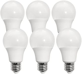 FEILEMAN E27 LED Light Bulb, E27 Warm White 3000K A60 9W (60 Watt Equivalent) 820LM, Not Dimmable Classic A Light Bulbs 6 Pack