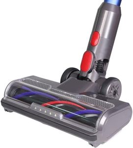 FEVORCS Brosse Compatible avec Aspirateur Dyson V10 V8 V7 V11 V15 Accessoire Tête d'aspirateur avec 5 Lampes pour Sol Dur et Tapis