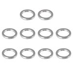 F FIERCE CYCLE 10pcs 30-40mm Motorcycle Exhaust Muffler Gasket for H-onda CG125