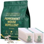 Peppermint Oil Mouse Repellent Pouches, 18-Pack Peppermint Rodent Repellent