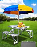 ON-STORE-Picnic-Table-Heavy-Duty-Outdoor-Aluminium-Portable-Folding-Camp-Suitcase-Picnic-Table-and-4-Chairs-Set-with-Umbrella