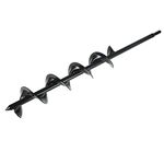 findmall Auger Drill Bit, Earth Auger Bit, 24 Inch Length 3 Inch Width Repid Planter, Yard Gardening Planting Corm Auger, Post or Umbrella Hole Digger for 3/8 Inch Hex Drive Drill +