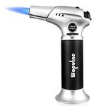 Woputne Blow Torch, Cooks Kitchen Blow Torch Lighter, Butane Gas Refill, Adjustable Flame Chefs Blow Torch, Mini Tool Gadget for Creme Brulee,Barbecue BBQ,Crafting Making,Light Soldering Welding