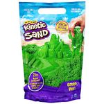 Kinetic Sand, The Original Moldable Sensory Play Sand Toys For Kids, Green, 2 lb. Resealable Bag, Ages 3+