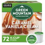 Green Mountain Coffee Caramel Vanilla Cream Coffee Keurig Single-Serve K-Cup Pods, 72 Count (6 boxes of 12 Pods)